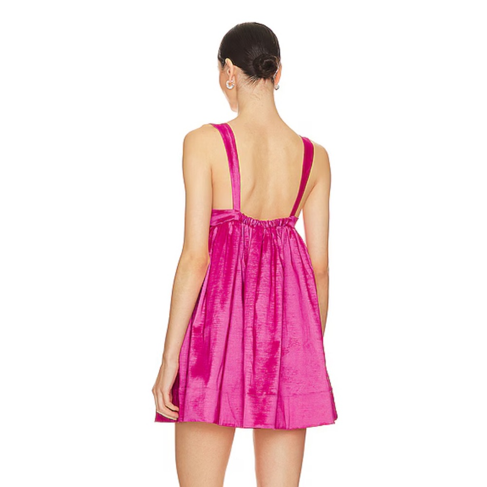 For love and lemons Selena mini dress in hot pink - Picture 12 of 12